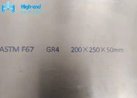 Gr4 strato di titanio medico di titanio del piatto ASTM F67 UNS R50700
